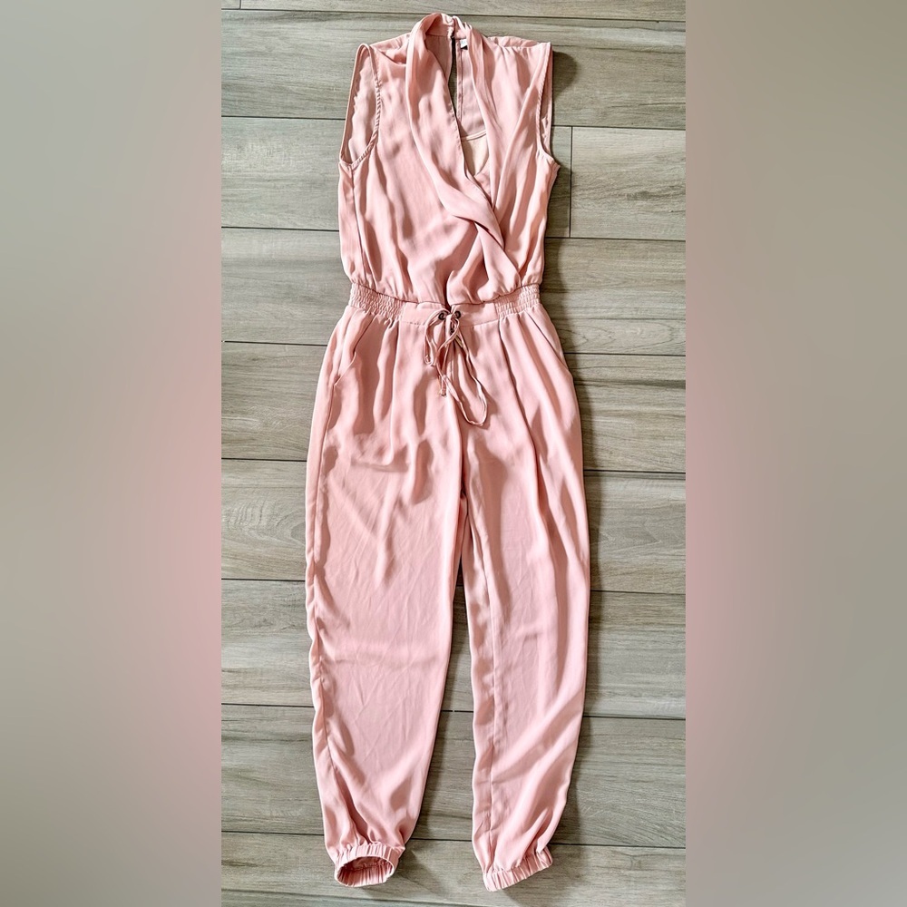 Elegant Pink Jumpsuit